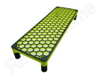 Large Free Standing Suction Cup Underglow Frag Racks Aquaprint Jaune 30X10cm 4,3cmH