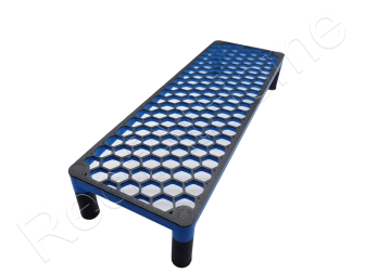 Large Free Standing Suction Cup Underglow Frag Racks Aquaprint Bleu 30X10cm 4,3cmH