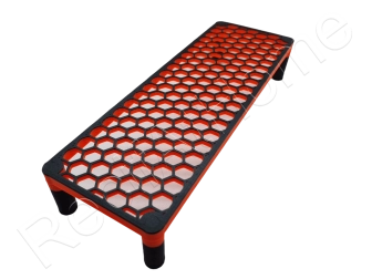 Large Free Standing Suction Cup Underglow Frag Racks Aquaprint Orange 30X10cm 4,3cmH