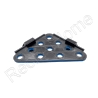 Corner Magnetic Underglow Frag Racks Aquaprint Bleu 12X12CM