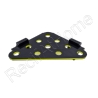 Corner Magnetic Underglow Frag Racks Aquaprint Jaune 12X12CM