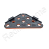 Corner Magnetic Underglow Frag Racks Aquaprint Orange 12X12CM