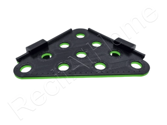 Corner Magnetic Underglow Frag Racks Aquaprint Vert Fluo 12X12CM