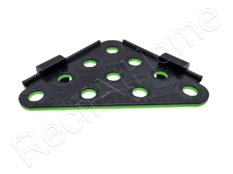 Corner Magnetic Underglow Frag Racks Aquaprint Vert Fluo 12X12CM