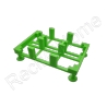 2 Brick Stand Bio Brick Stands Aquaprint Vert fluo Lxlxh 12x7,5x3 cm