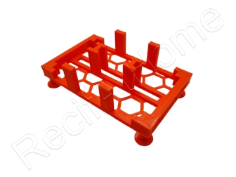 2 Brick Stand Bio Brick Stands Aquaprint Orange Lxlxh 12x7,5x3 cm