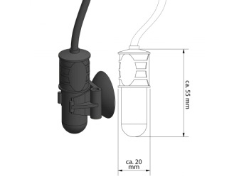 Chauffage réglable avec connexion USB pour les petits aquariums