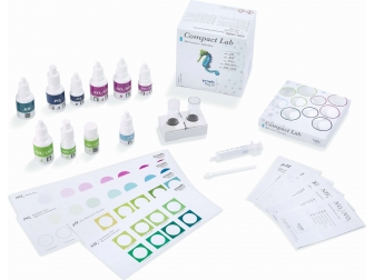 Compact Lab Test Set contains pH, KH, PO4, NO2, NO3, NH3, NH4 TROPIC MARIN