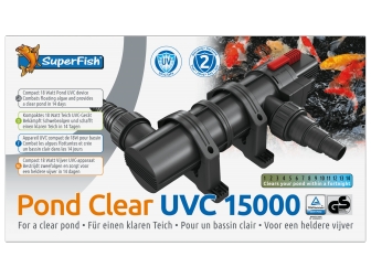 Super fish PONDCLEAR UVC 18W  pour  15000 L