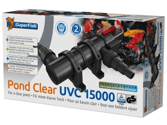 Super fish PONDCLEAR UVC 18W  pour  15000 L