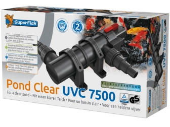 Super fish PONDCLEAR UVC 9W  pour  7500 L